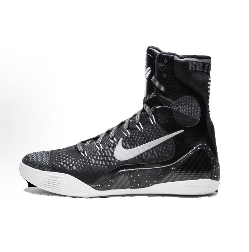 Nike Kobe 9 舒适实战 防滑轻便 高帮 篮球鞋 男款 黑