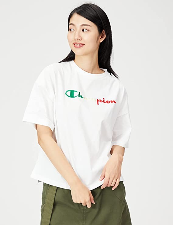 Champion Ladies T-shirt Cotton Letter Logo CW-T323