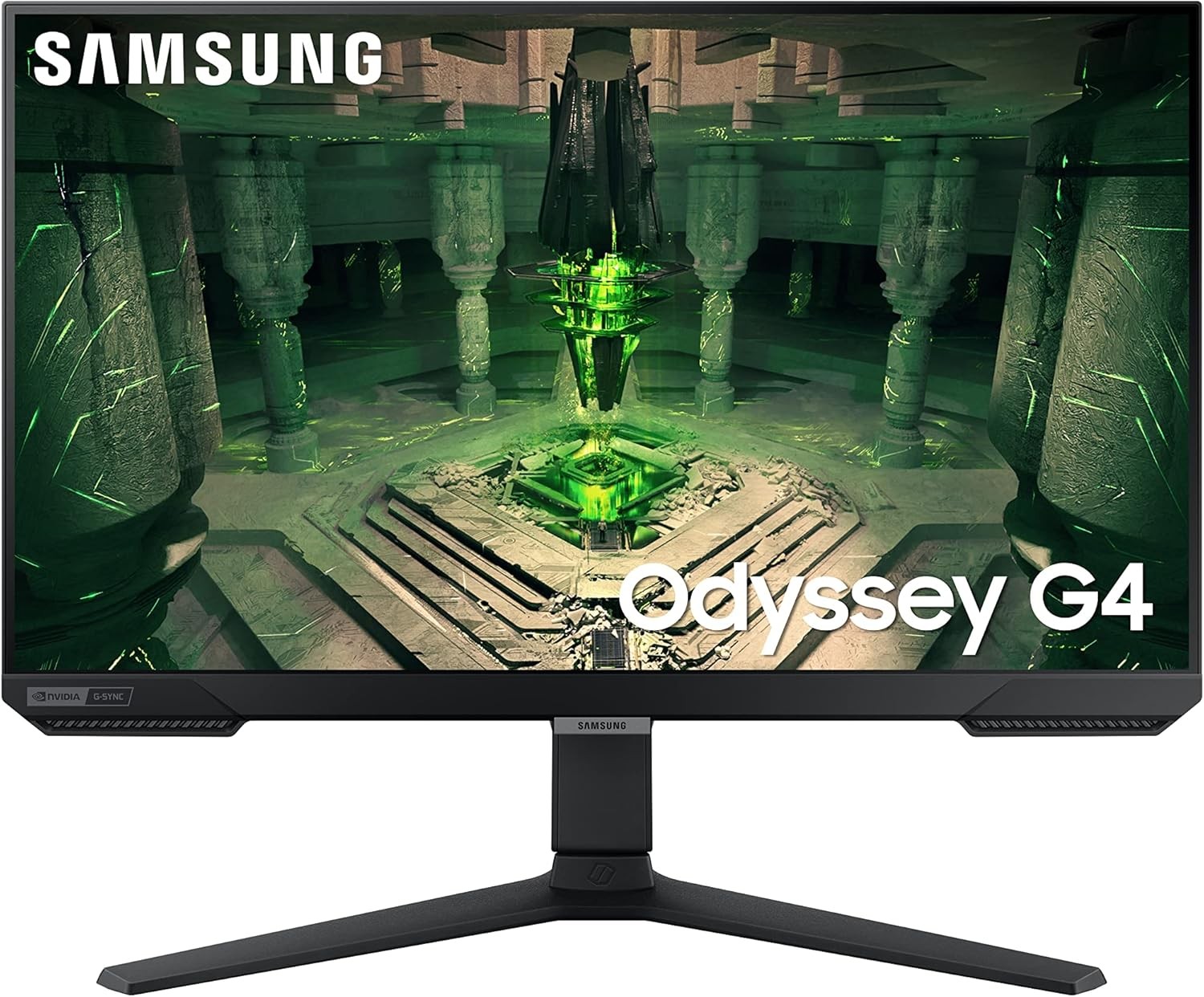 Samsung 25" Odyssey G4 Series FHD Gaming Monitor, IPS, 240Hz, 1ms, G-Sync Compatible, AMD FreeSync Premium, HDR10, Ultra Wide Game View, Display Port, HDMI, Fully Adjustable Stand, LS25 BG402EN. BGXGO