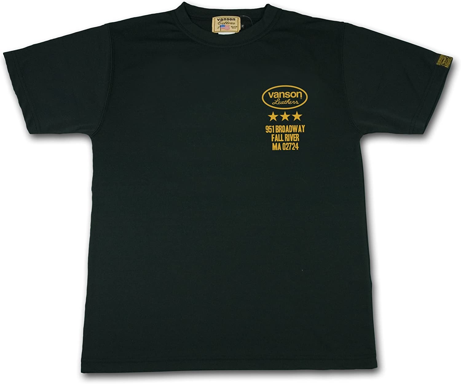 VANSON(范森) 网眼T恤 BK/YE M VS-13801S