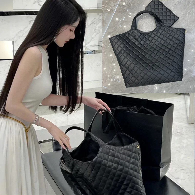 Bags Women Luxury Brand S-grade 2023 Black Diamond Lattice Lady Big Shopping Bimba Y Lola Handbags VIP Exact Replicas Designer