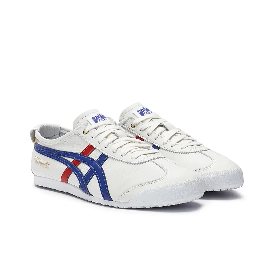 Onitsuka Tiger鬼塚虎 MEXICO 66 皮革 低帮 板鞋 男女同款 白蓝色