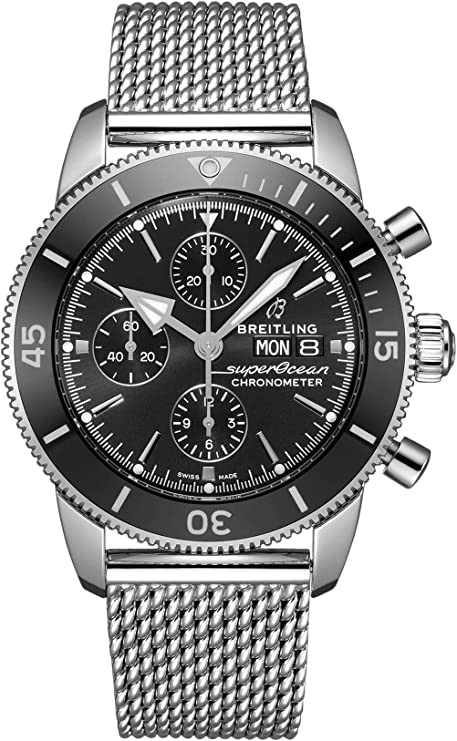 Breitling Superocean Heritage II Chronograph Automatic Black Dial Men's Watch A13313121B1A1