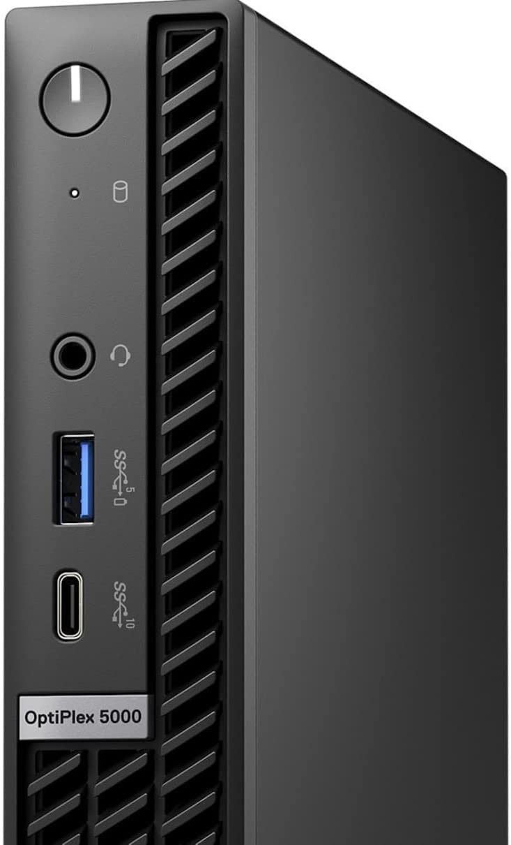 Dell OptiPlex 5000 Desktop Computer Micro PC (MFF) - Intel Core i5 12th Gen i5-12500T (6 Core) 2 GHz - 16 GB RAM DDR4-256GB M.2 PCIe SSD Intel WiFi 6E AX211 Win 11 PRO (Renewed)