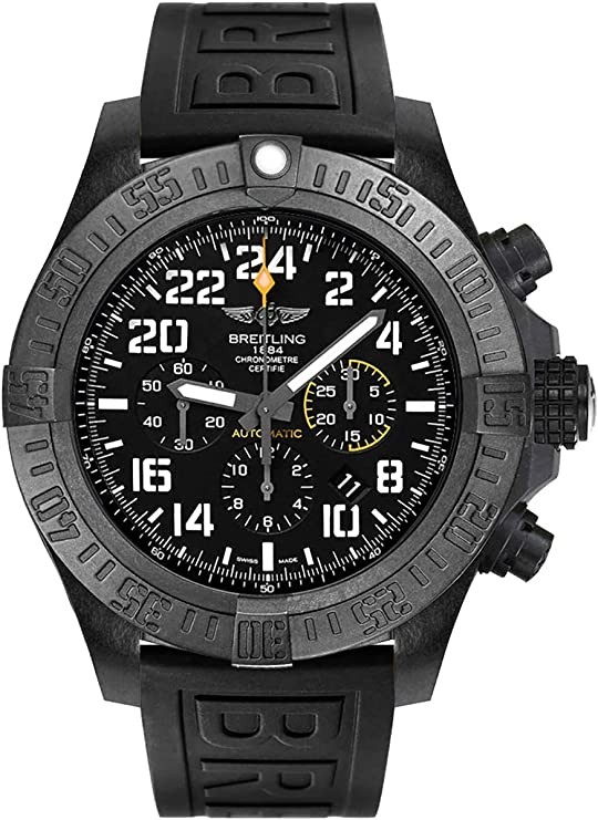 Breitling Avenger Hurricane 50mm Men's Watch on Black Rubber Strap XB1210E4/BE89-154S