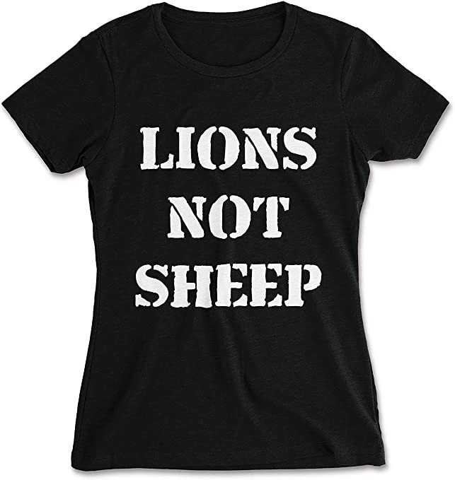 lions not sheep OG women's T-shirt