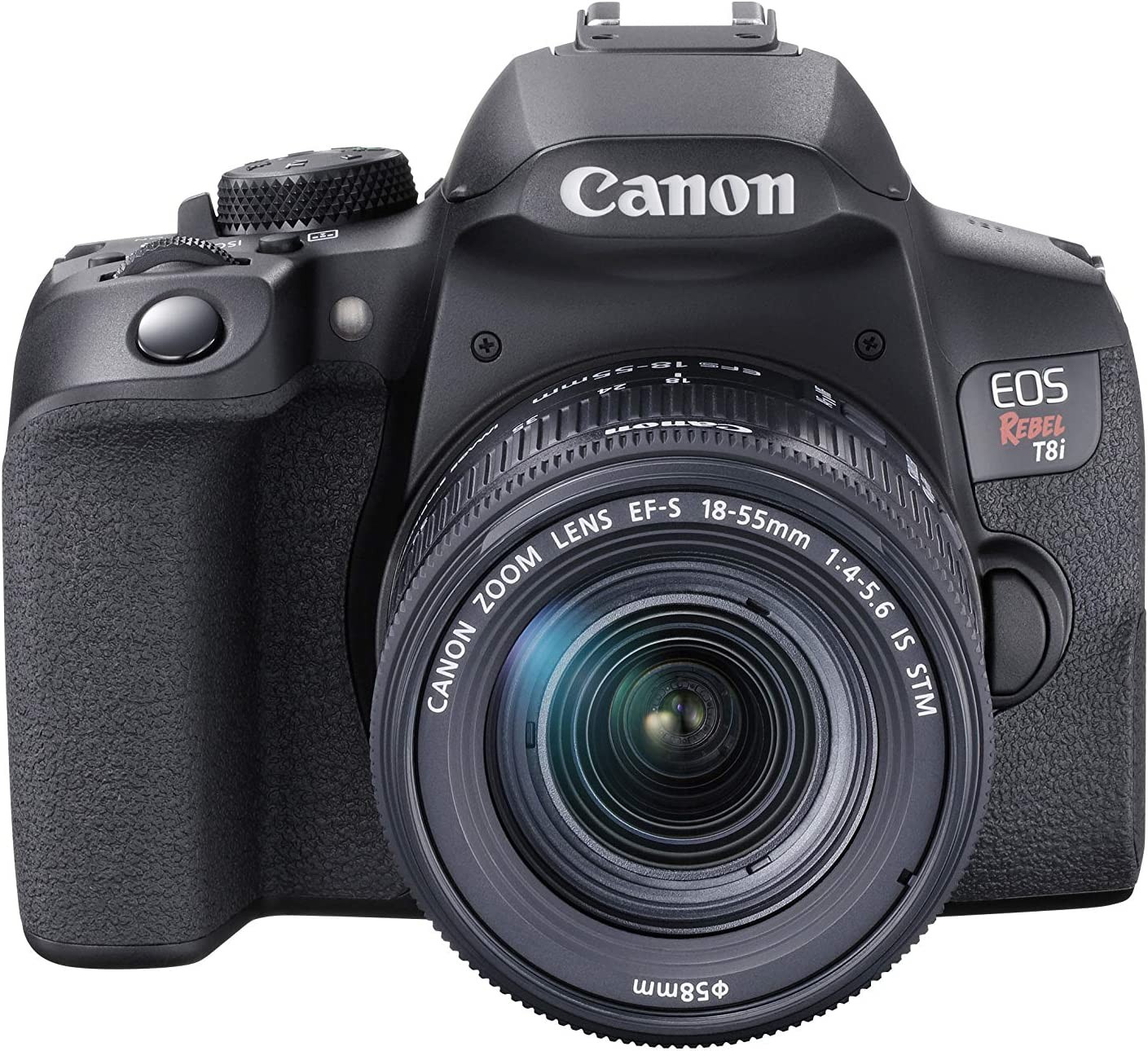 Canon EOS Rebel T8i EF-S 18-55mm is STM Lens Kit, Black