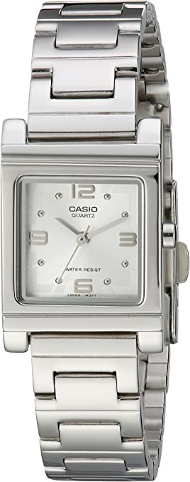 Casio Women's LTP1237D-7A Analog Quartz Silver-Tone Watch