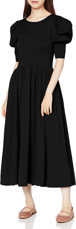 SNIDEL Sustaina 后背蝴蝶结针织连衣裙 女款 SWNO232069