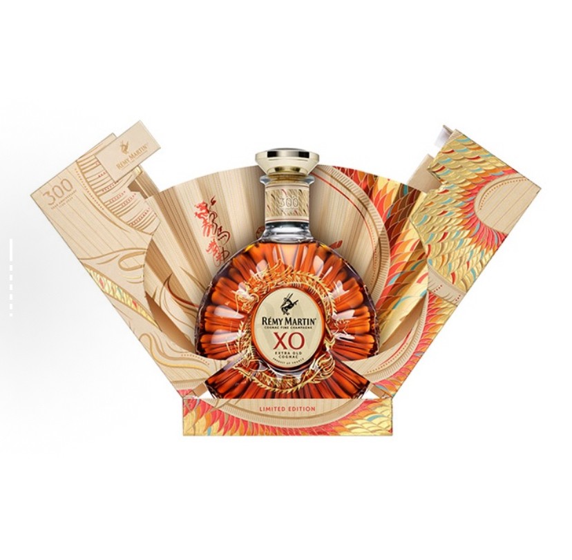 人头马 X.O优质香槟区干邑白兰地 龙年生肖纪念版700ml 40度 纸盒装 送男生礼物#父亲#送.爸爸