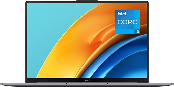 HUAWEI Huawei Matebook D16 - 16 Inch Laptop - Windows 11 Intel Core i7-12700H 12th Generation Processor with 16GB RAM and 512GB SSD Storage - Eye Comfort HUAWEI Panoramic Display with 1080p Wide Angle