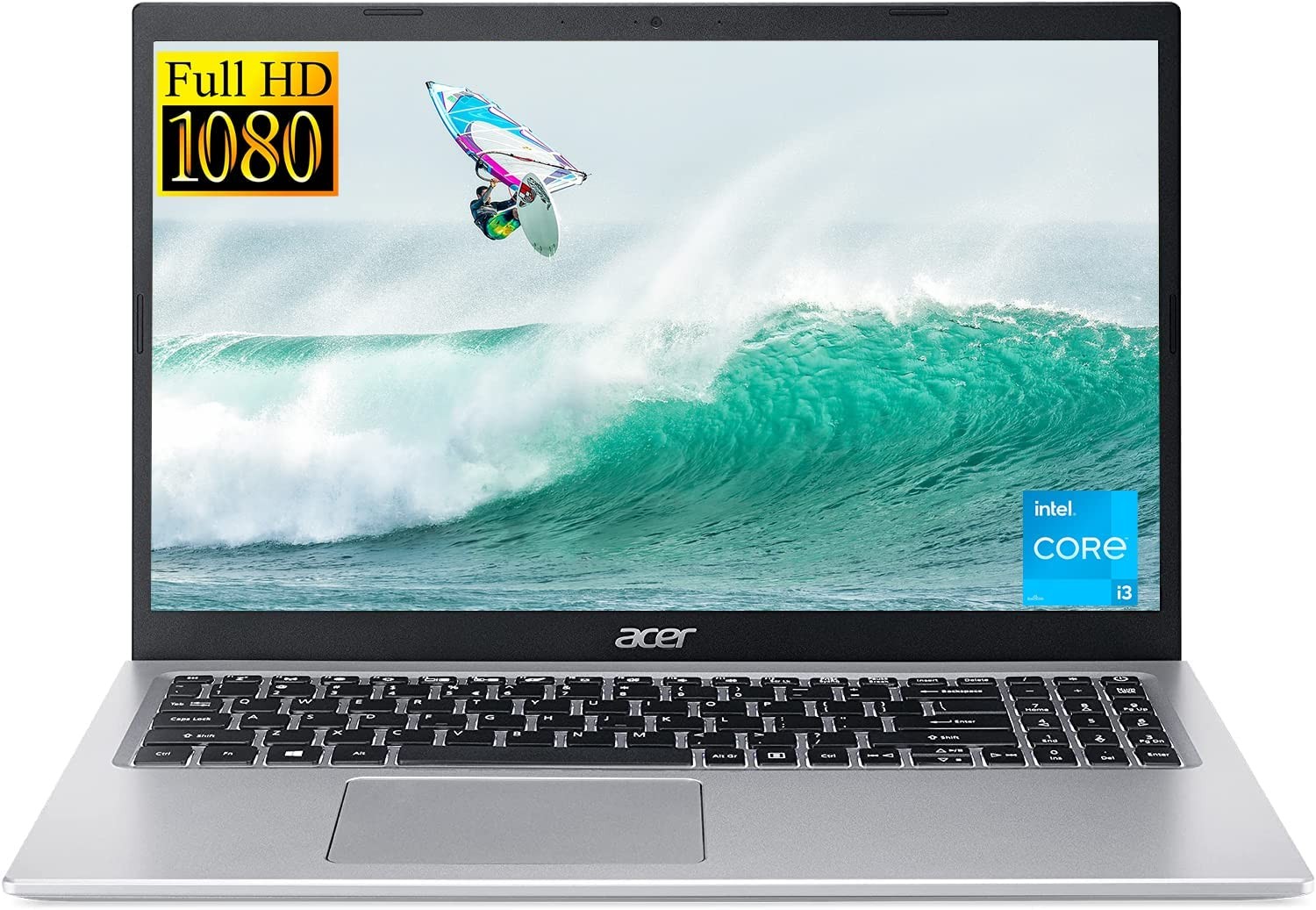 2022 Newest Acer Aspire 5 15.6" FHD IPS Slim Laptop, 11th Gen Intel Core i3-1115G4(Up to 4.1GHz), 8GB RAM, 512GB NVMe SSD, WiFi 6, USB, Webcam, Windows 11 S, w/GM Accessories