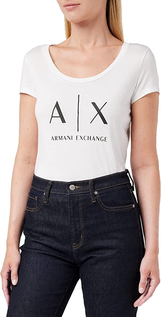 Armani Exchange Women's Logo Ss T-Shirt