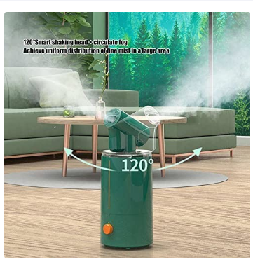 SMLJLQ 120degree Intelligent Shaking Head Humidifier Aroma Diffuser Purifier Aromatherapy Mist Humidifier