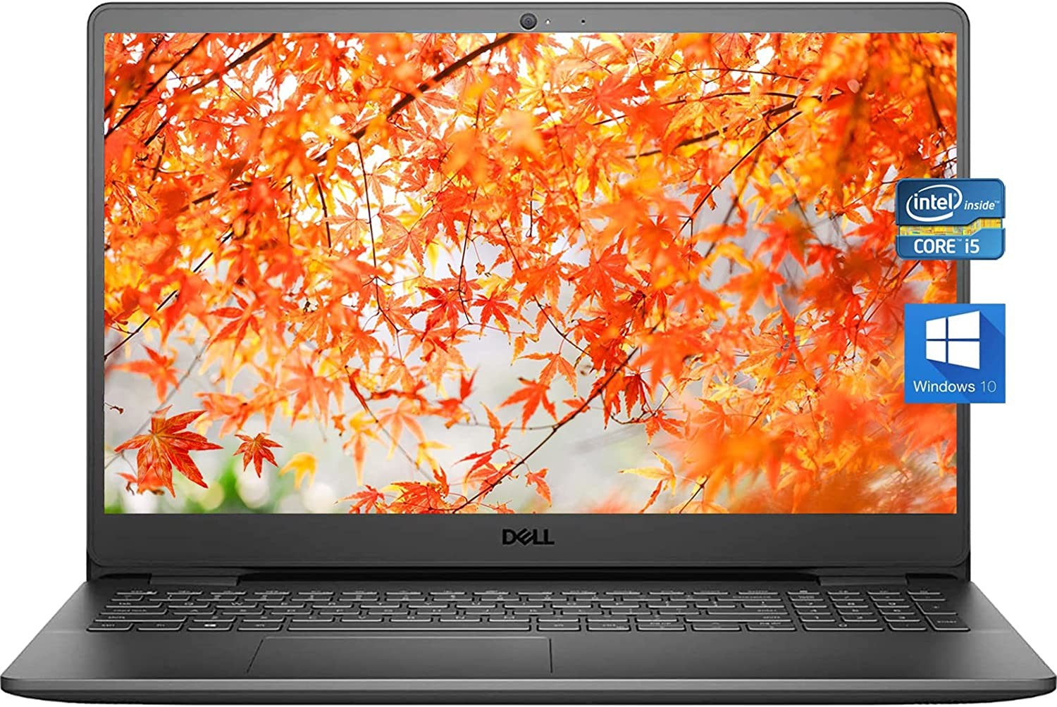 Dell Inspiron 15.6" FHD Touchscreen Laptop, 10th Gen Intel Core i5-1035G1, 16GB DDR4 RAM, 1TB PCIe SSD, Full Keyboard, SD Card Reader, Webcam, HDMI, WiFi, Windows 10 Home, Black