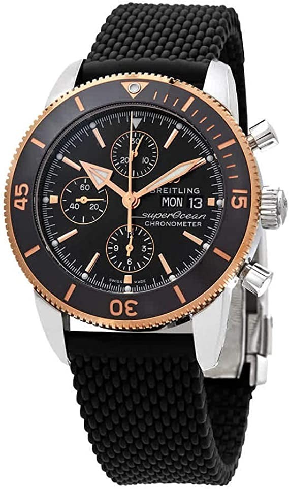 Breitling Suprocean Heritage II Black Gold Chronograph 44 U13313121B1S1
